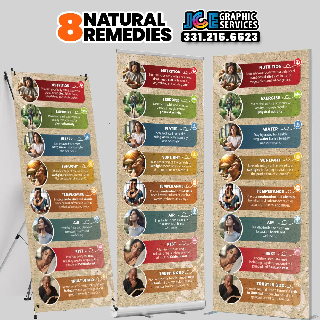 8 Natural Remedies – All-in-One Banners
