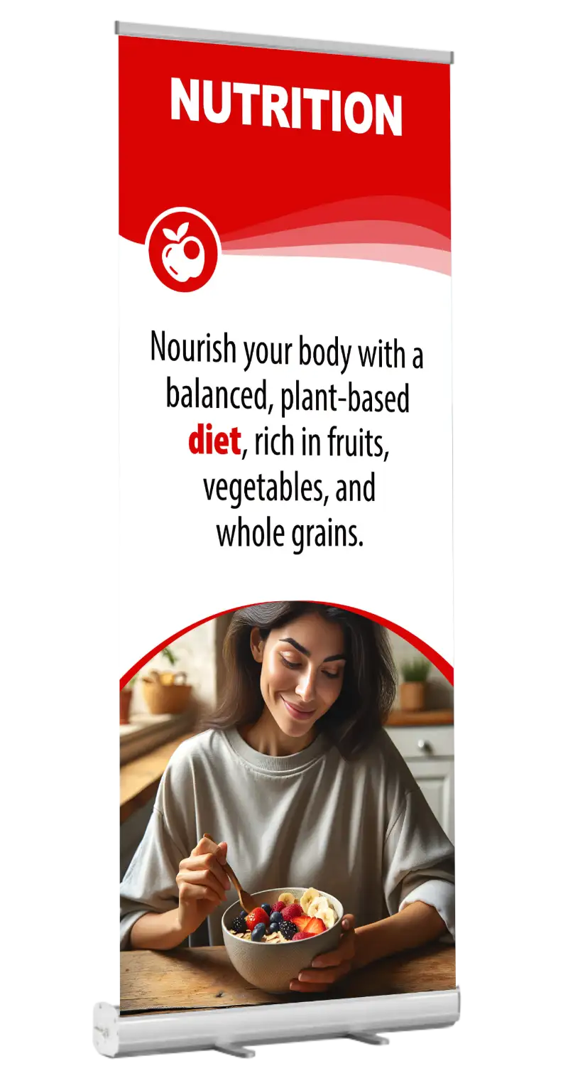 8 Natural Remedies Retractable Banners